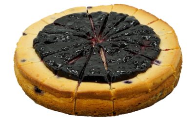 Blueberry Baked Cheesecake