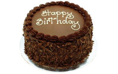 Chocolate Sponge Happy Birthday Cake