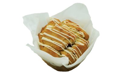 Raspberry White Chocolate Muffin