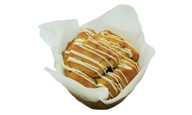 Raspberry White Chocolate Muffin